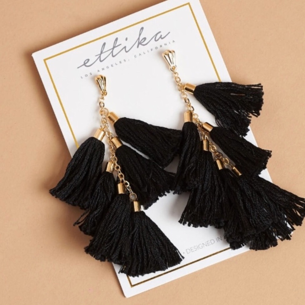 Ettika Day Dreamer Tassel Earings